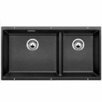 Blanco 523584 Subline 480/320-U 雙盆昇盤 (瀝青色 Anthracite)